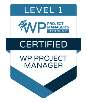 Level 1 Certified Project Manager Badge
